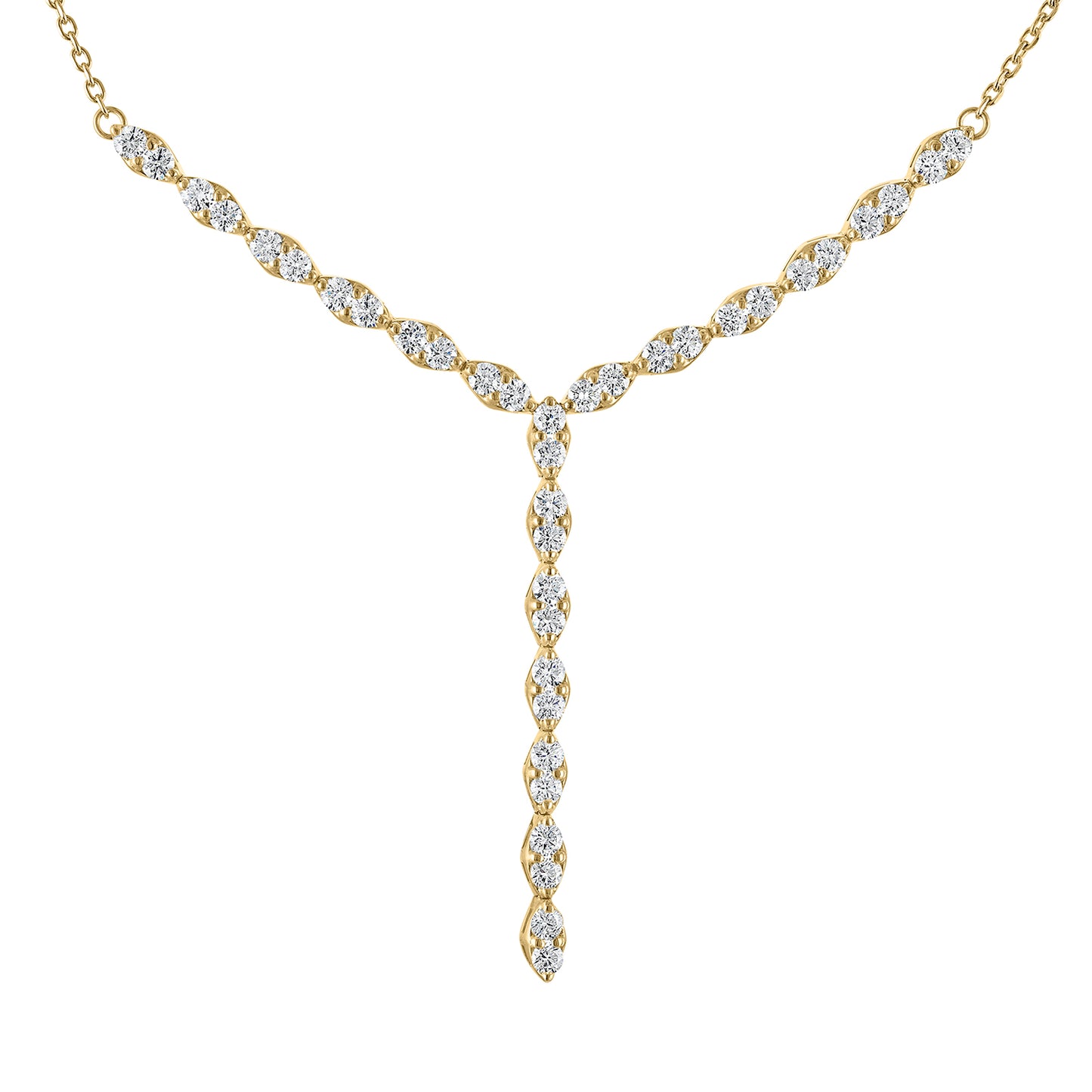 Diamond Marquise Illusion Y-Necklace NR4049