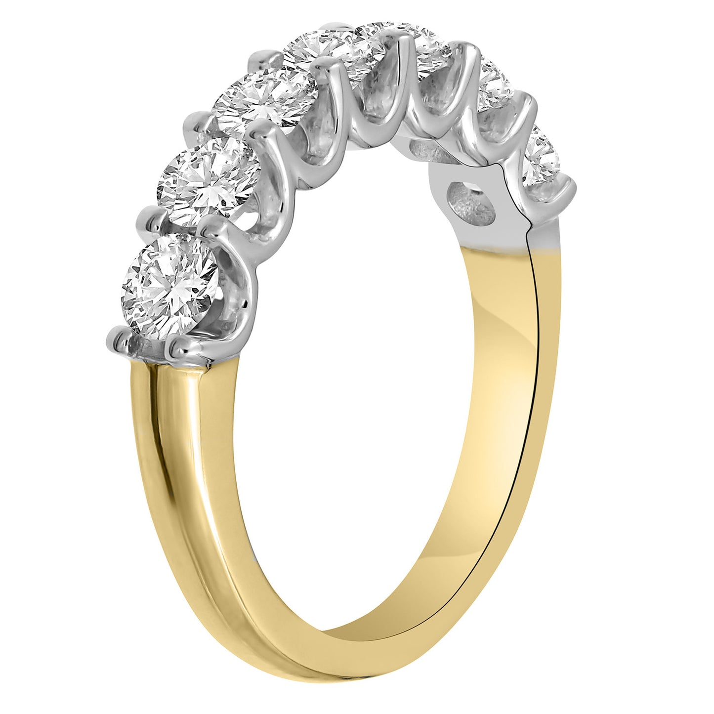 7 Stones U Ring R6013