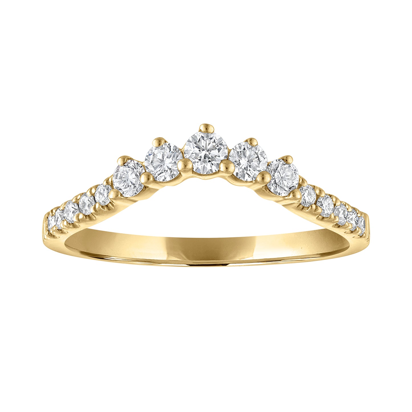 Tiara Shared-Prong Diamond Band RB6228