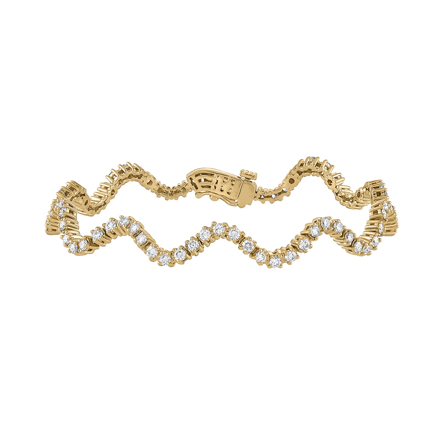 Waves Style Tennis Bracelet B2064