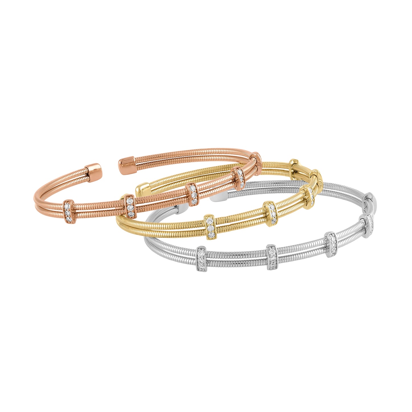 Double-Band Flexible Bangle BG1019