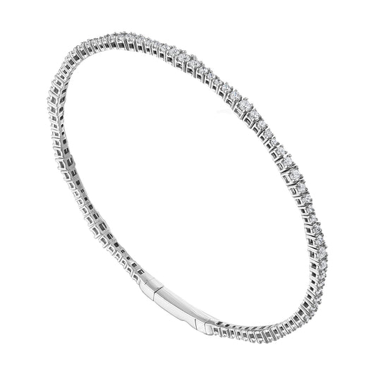 Asymmetric Flexible Bangle BG1028