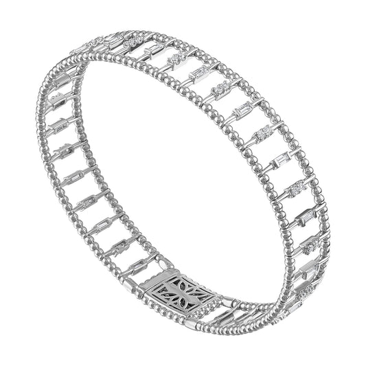 Double Band Flexible Bangle BG1033