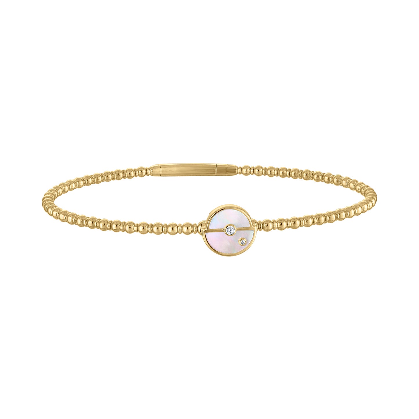 Mother of Pearl Geometric Bangle BG1053