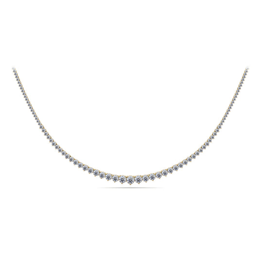 Riviera Necklace 3-Prongs Setting NR4007