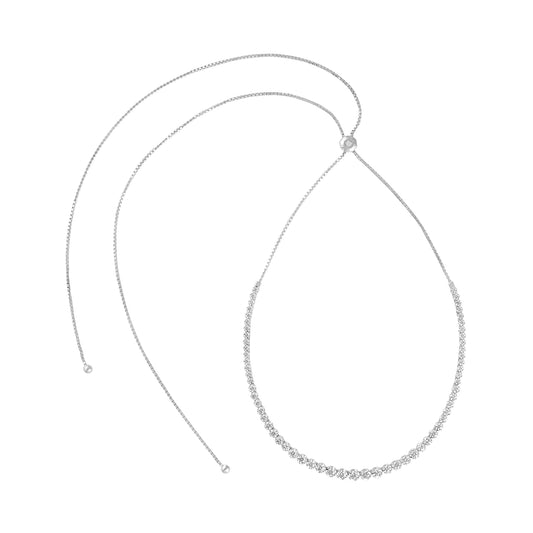 Bolo Necklace Graduated Stones NR4015