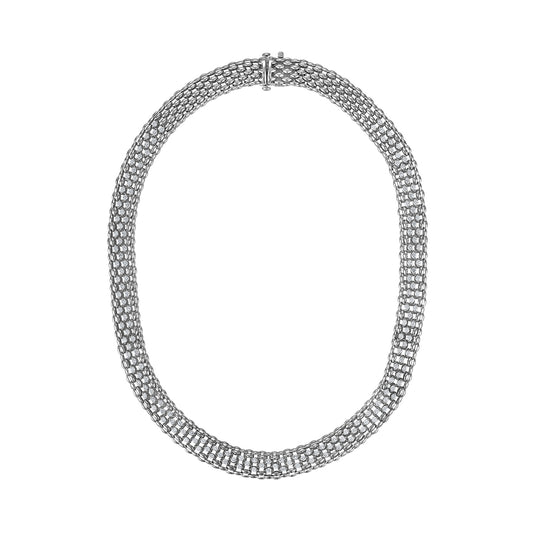 Diamond Mesh Collar Necklace NR4052
