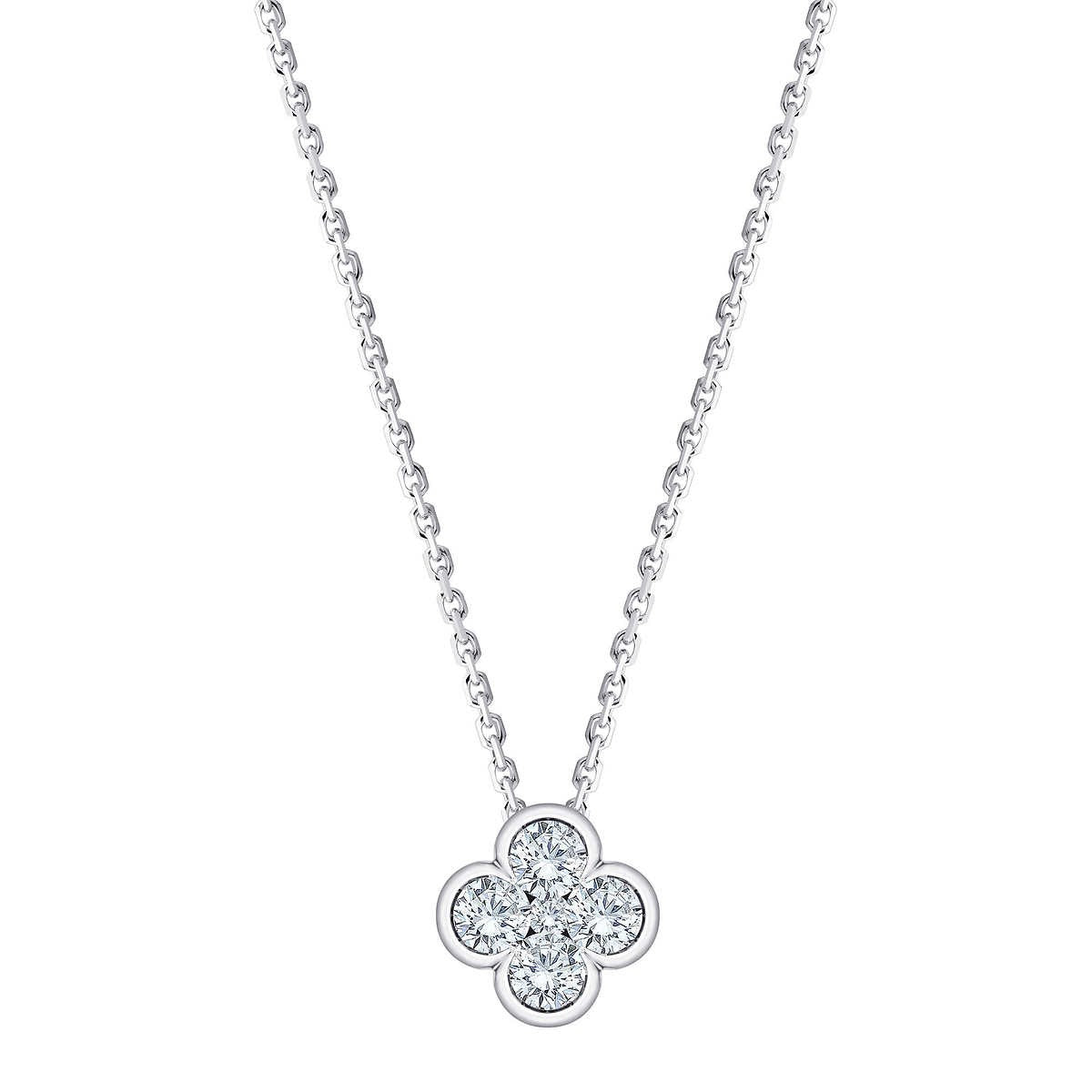 Vimco Color Cluster Clover Pendant P5097 – Vimco Diamond Corp.