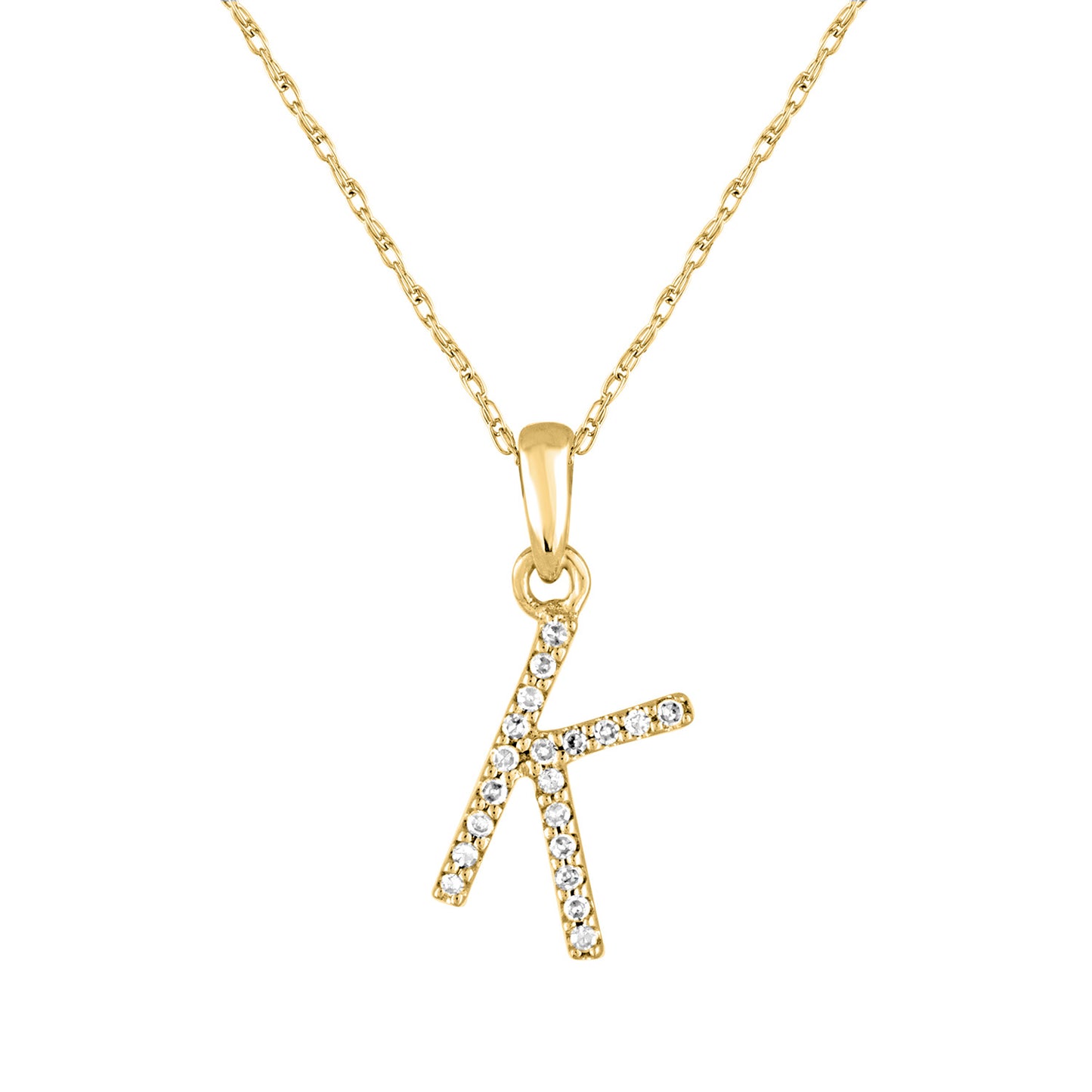 Alphabet Necklace K