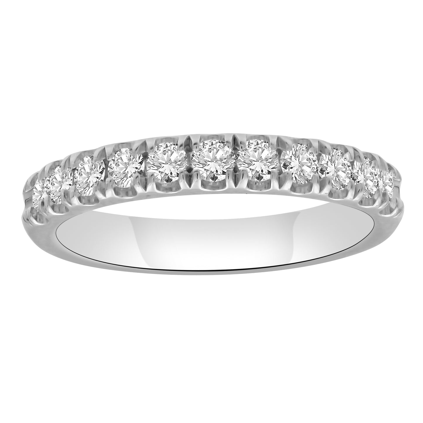 Extruded Tubing French Pave Band Rounded Sides R6032