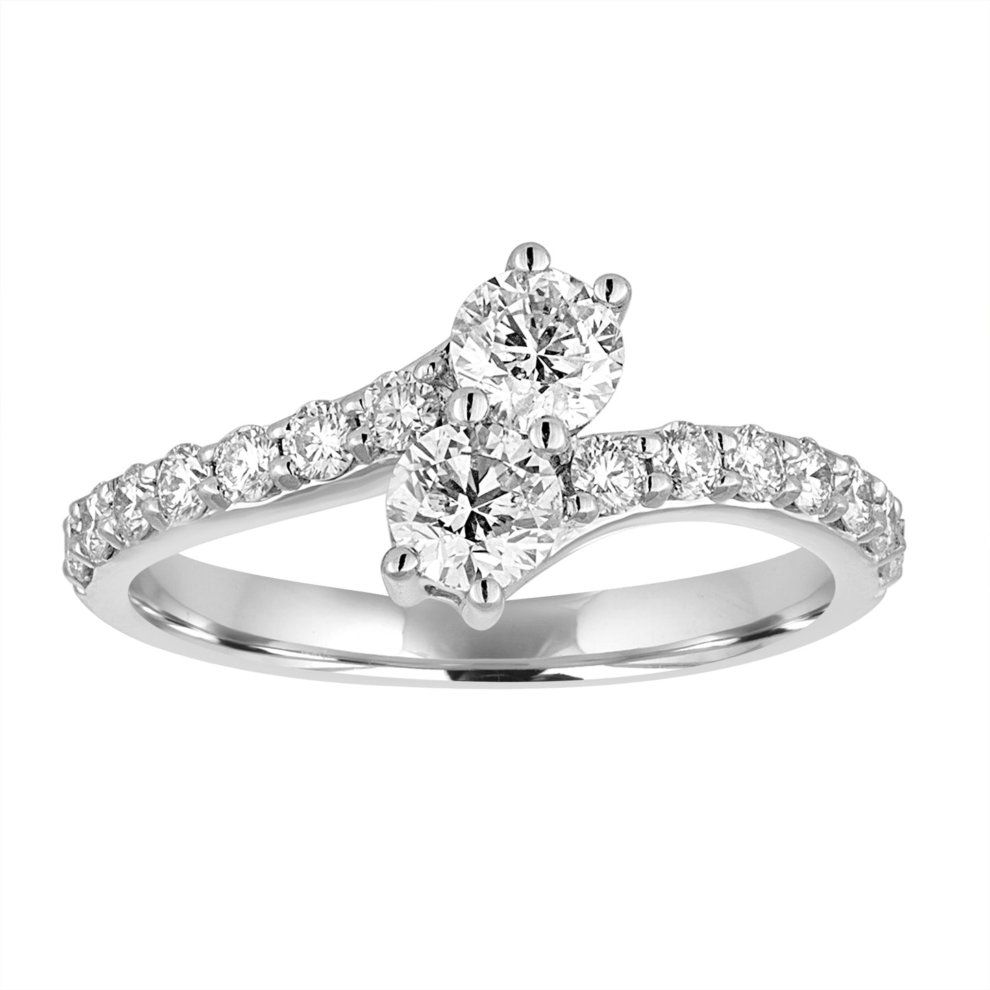 Two Stone Diamond Ring R6051