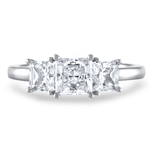 Three-Stone Oval Diamond Engagement Ring R6058