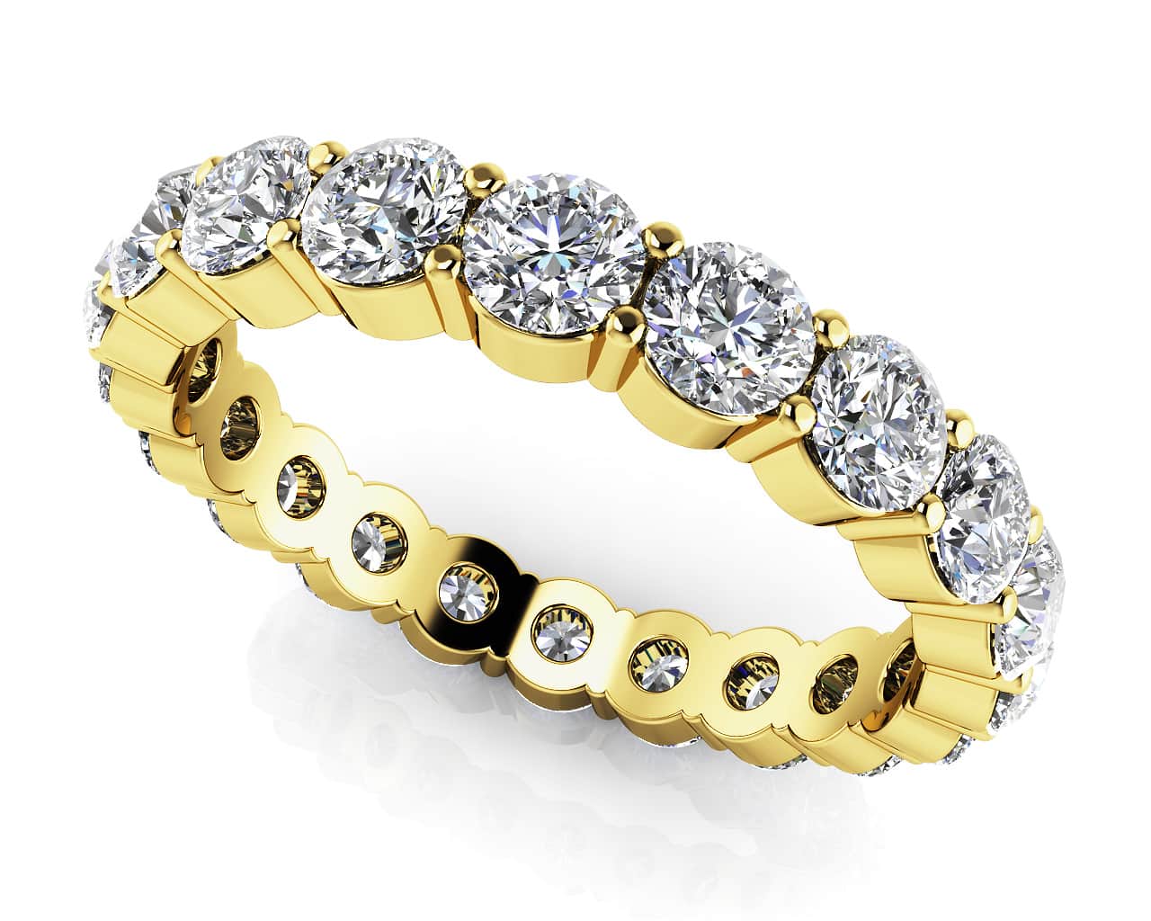 Shared-Prong Diamond Eternity Band R6070