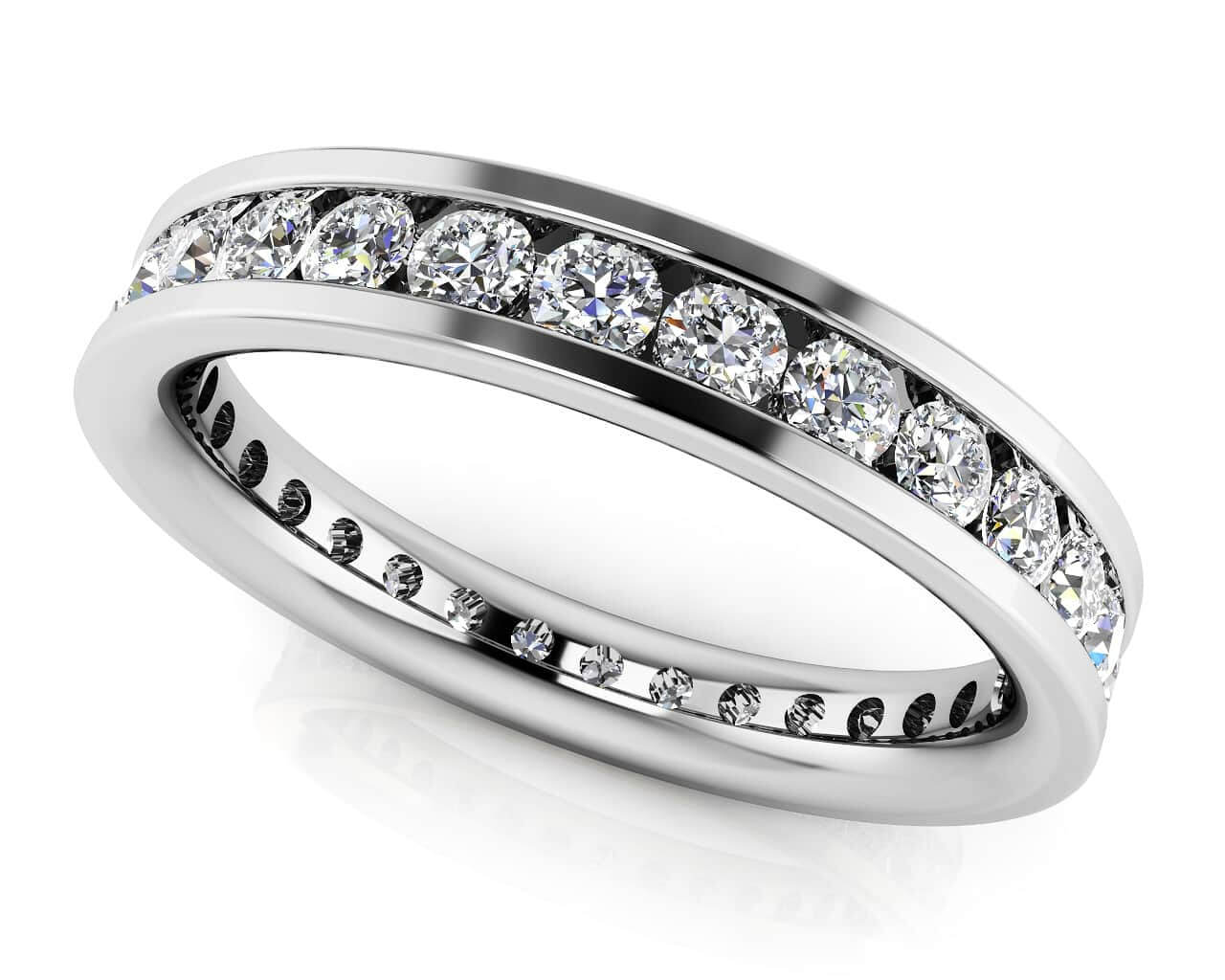 Channel-Set Diamond Eternity Band R6073