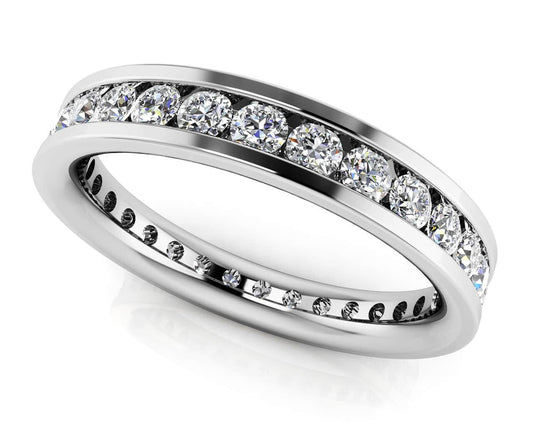 Channel-Set Diamond Eternity Band R6073