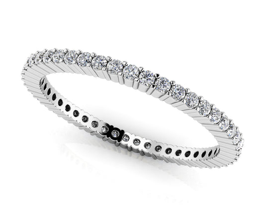 Tiny Shared-Prong Diamond Eternity Band R6074