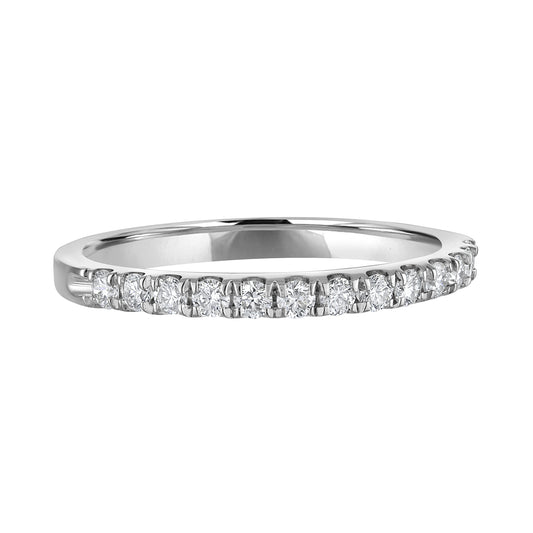 Extruded Tubing Stackable Band French Pave Open Ends R6192