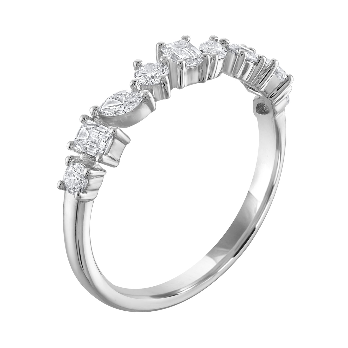 Mixed Fancy-Shape Diamond Band R6203