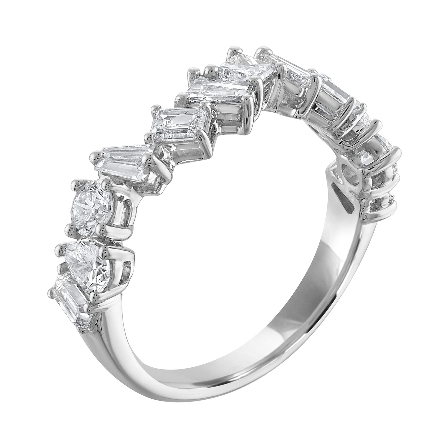 Mixed Fancy-Shape Diamond Band R6204