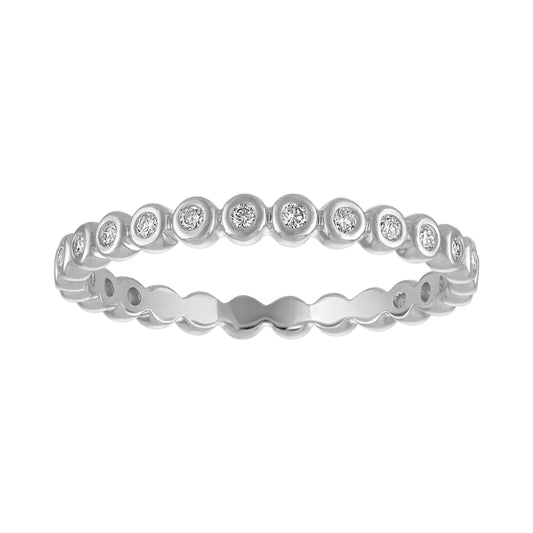 Bezel-Set Diamond Eternity Band R6242