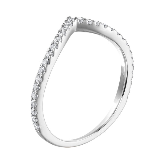 Chevron Pavé Diamond Band RB6112