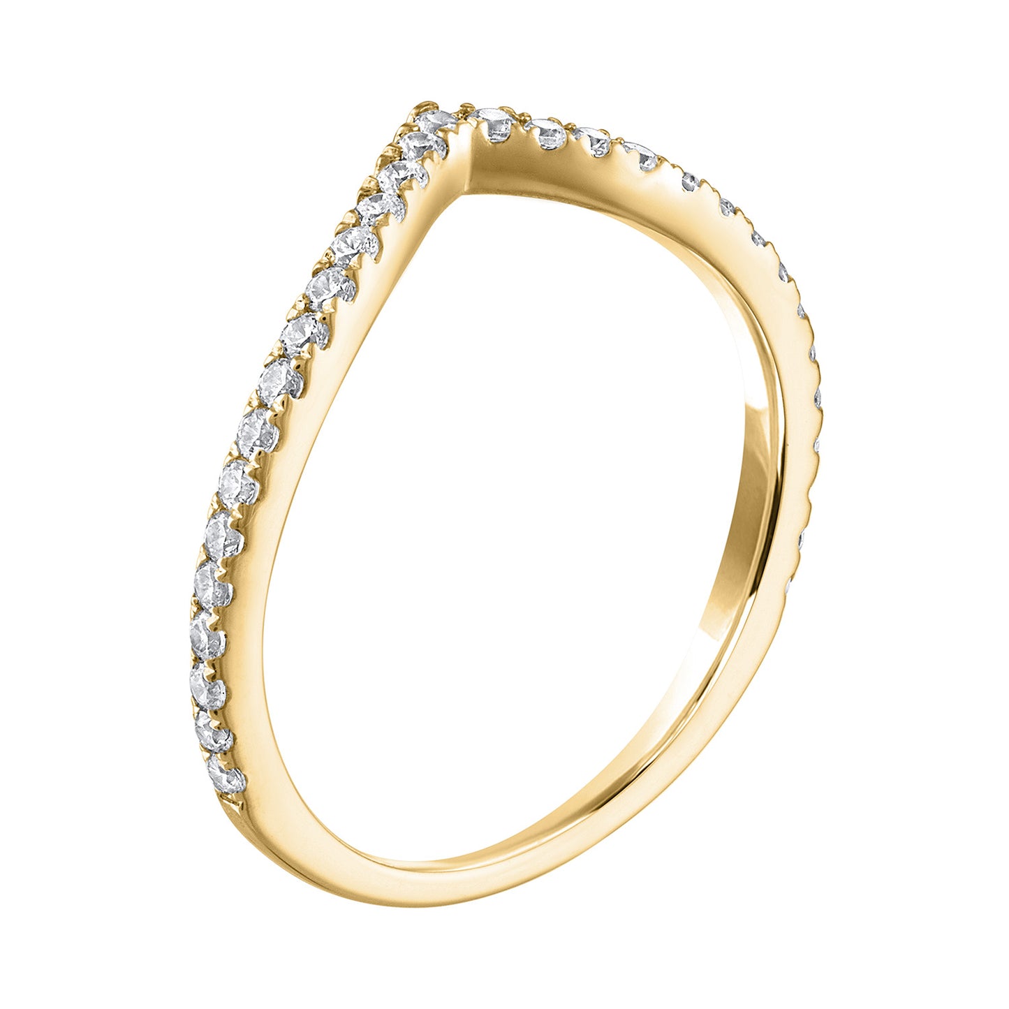 Chevron Pavé Diamond Band RB6112