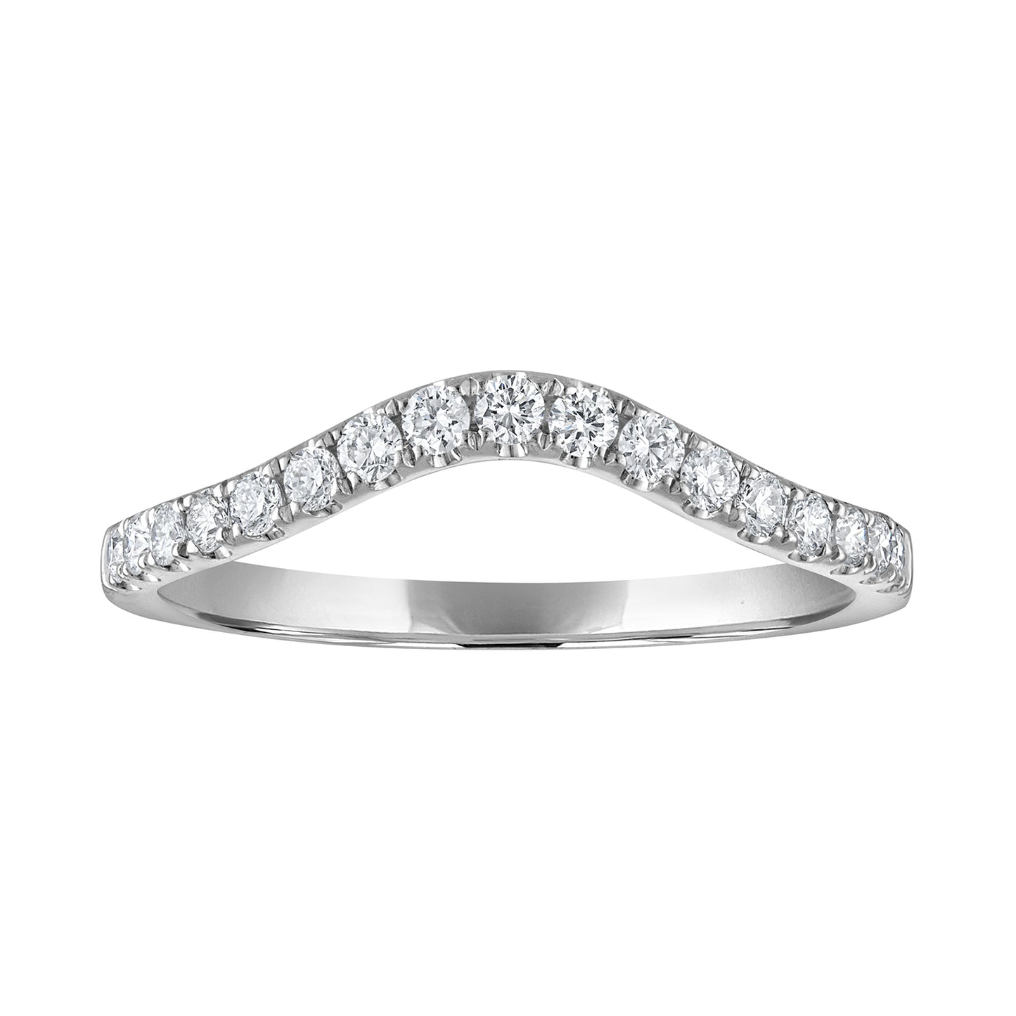 Curved Diamond Matching Band RB6226