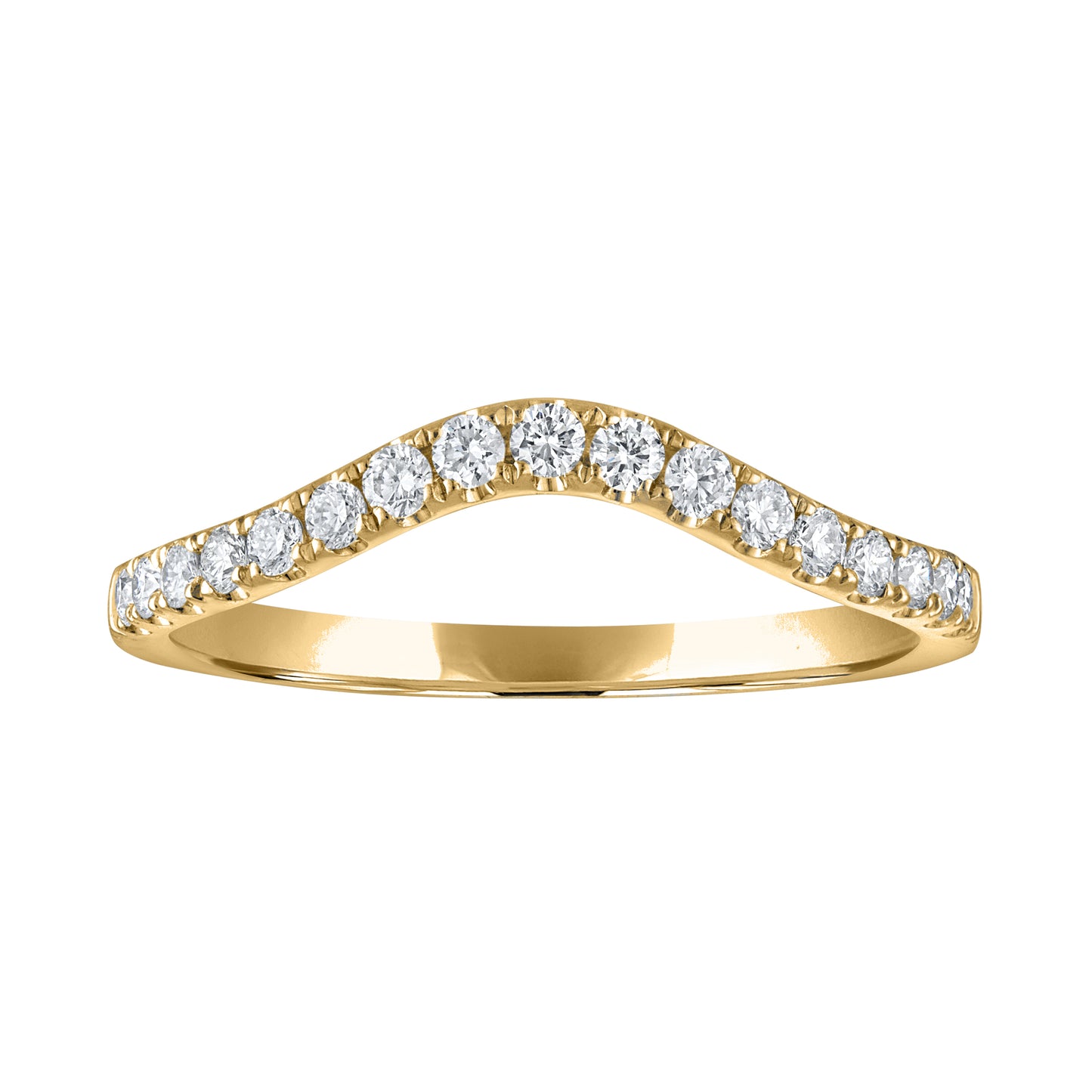 Curved Diamond Matching Band RB6226