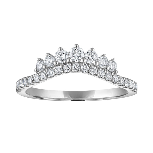 Double Row Tiara Diamond Band RB6234