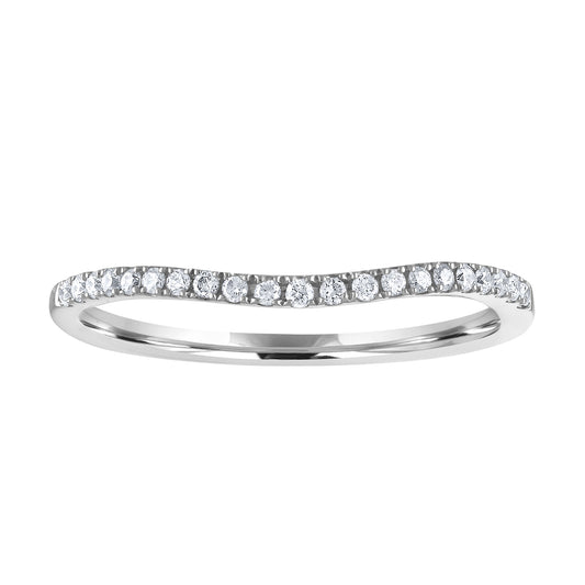 Curved Pavé Diamond Band RB8119