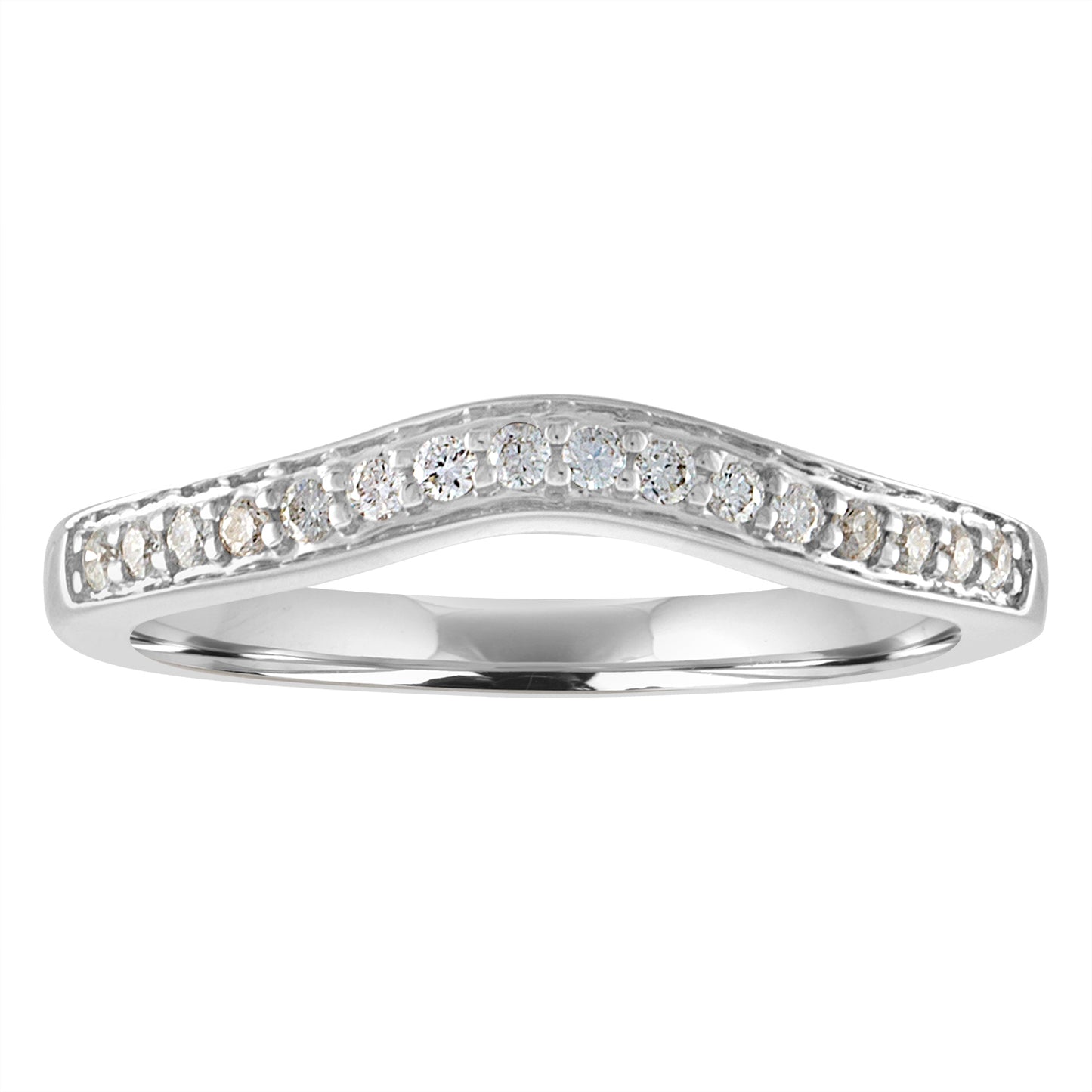 Curved Channel-Set Diamond Band RB8267