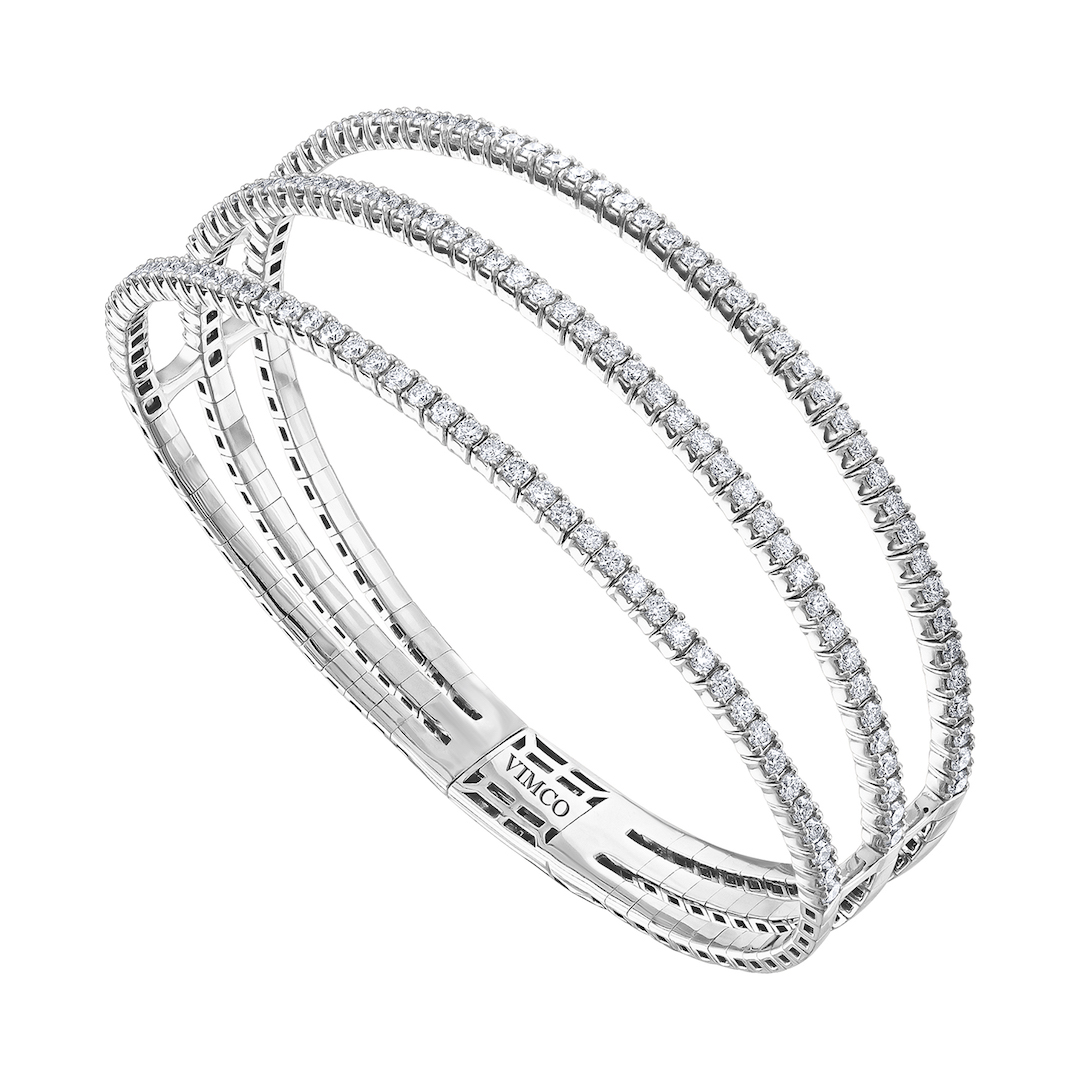 Flexi Diamond Bangle - ITEM: #BG1022 - Vimco Diamond Corp. is a luxury ...